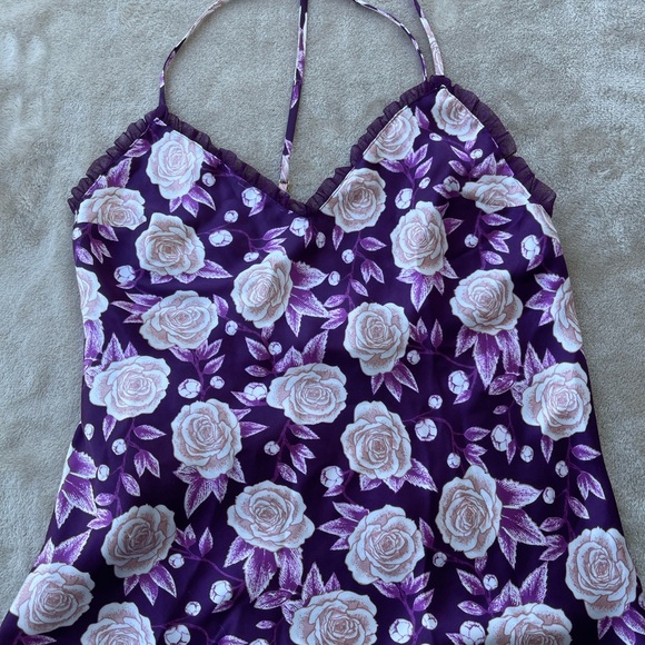Victoria's Secret Purple Floral Pajama Set - Picture 10 of 10